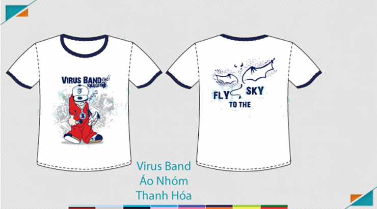 Mẫu áo nhóm nhảy virus band Thanh Hóa